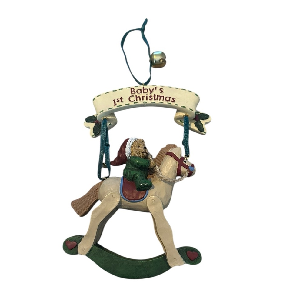 “Baby’s First Christmas” Rocking Horse Ornament